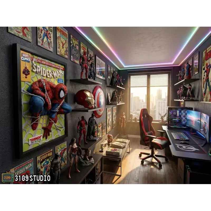 Marvel Spider-Man 3109 Studio: Unique Building Set