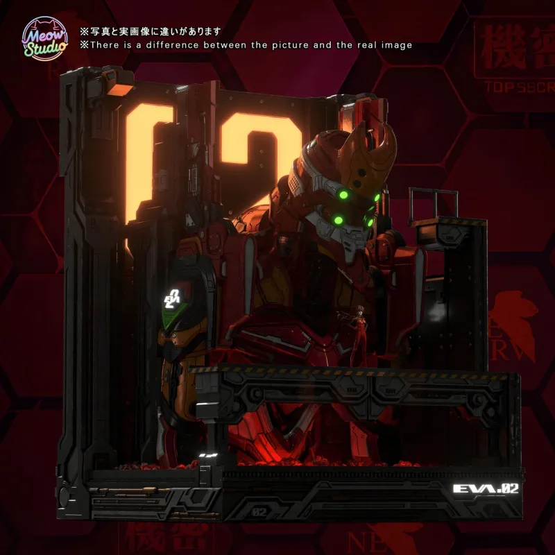 Asuka EVA-02 Statue 1/6 - Neon Genesis Evangelion Meow Studio
