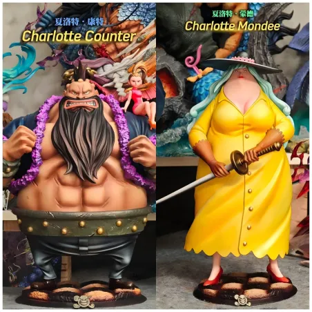 One Piece Charlotte Counter & Mondée Edición Limitada Estatua