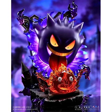 Pokémon Gengar Startles Calcifer - Long Miao Studio Ideal