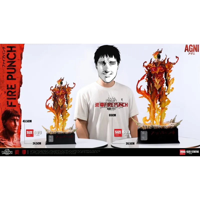 BiteForce Studio Fire Punch Agni Limited Edition Statue