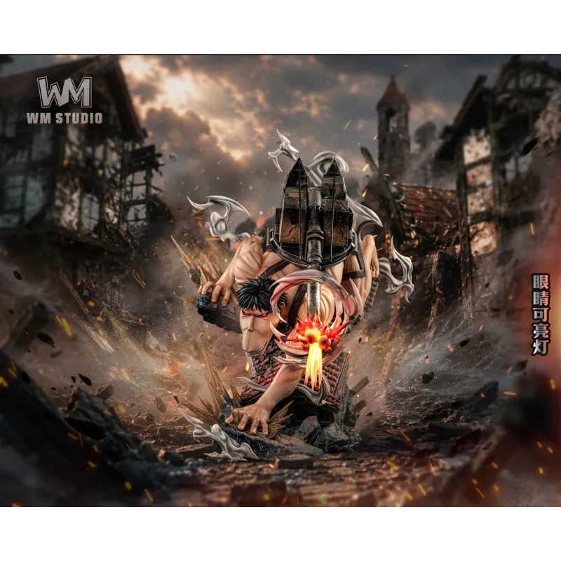 Attack on Titan Cart Titan WM Studio - Figuras Coleccionables