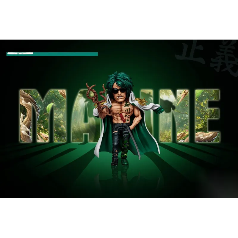 One Piece Aramaki Admiral Green Bull - Yz Studio Colección