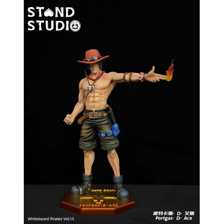 One Piece Portgas D. Ace Stand Studio - Figura Coleccionable
