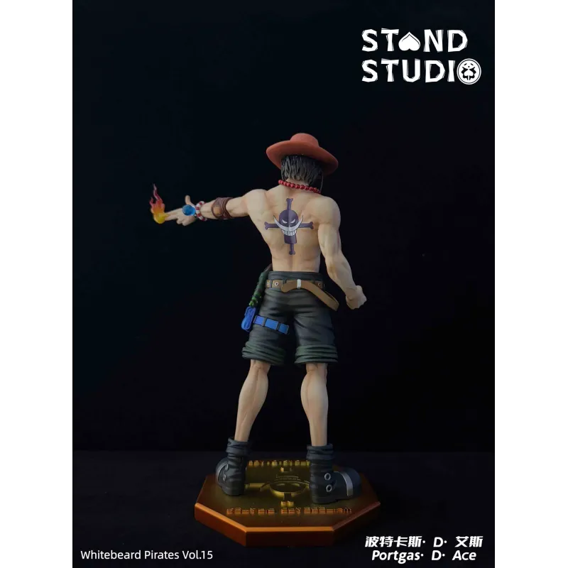 One Piece Portgas D. Ace Stand Studio - Figura Coleccionable