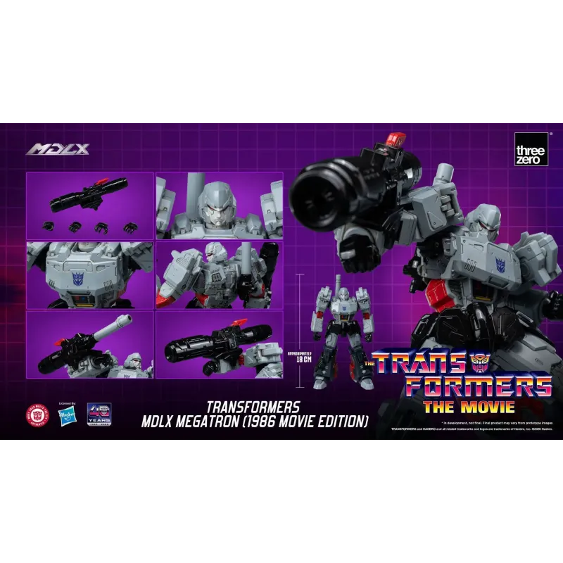 Transformers MDLX Megatron 1986 Movie Edition Threezero