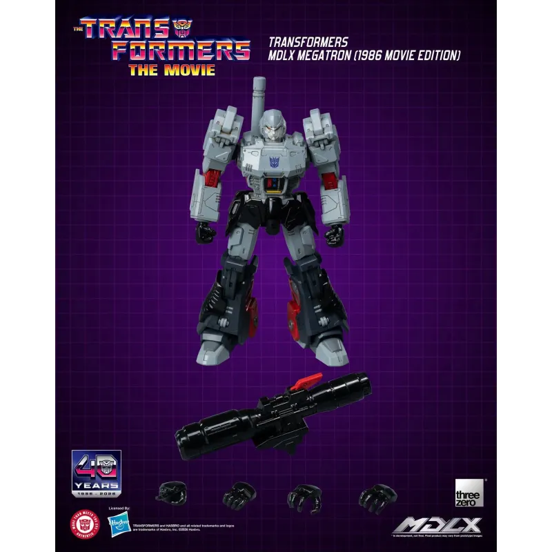 Transformers MDLX Megatron 1986 Movie Edition Threezero