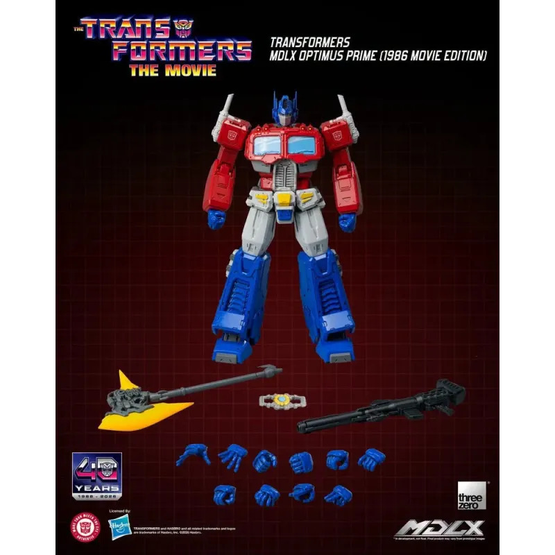 Transformers MDLX Optimus Prime 1986 Movie Edition Threezero