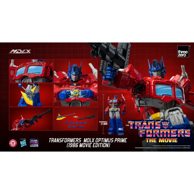 Transformers MDLX Optimus Prime 1986 Movie Edition Threezero