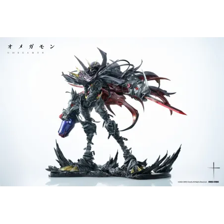 Omegamon Zwart Cross Studio - Digimon Adventure Collection