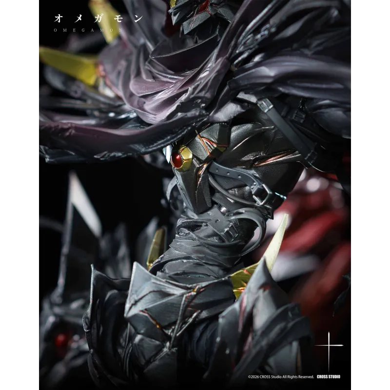 Omegamon Zwart Cross Studio - Digimon Adventure Collection