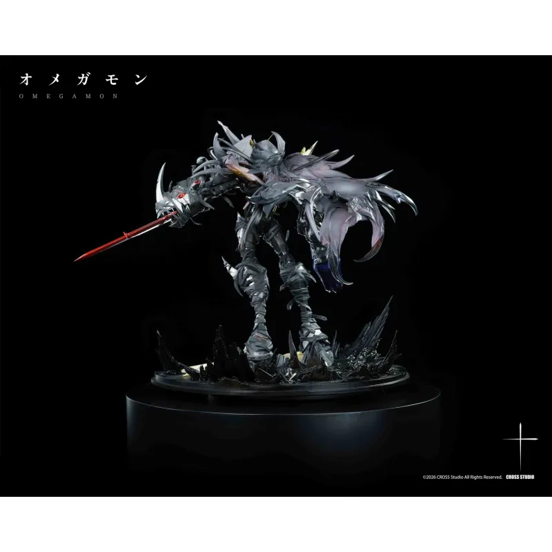 Omegamon Zwart Cross Studio - Digimon Adventure Collection