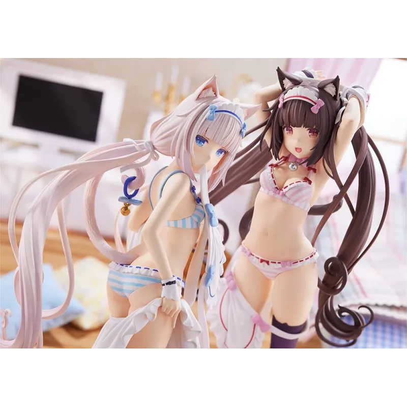 Nekopara Chocola Figura 1/7 Hora de Vestirse - PLUM Licenciado