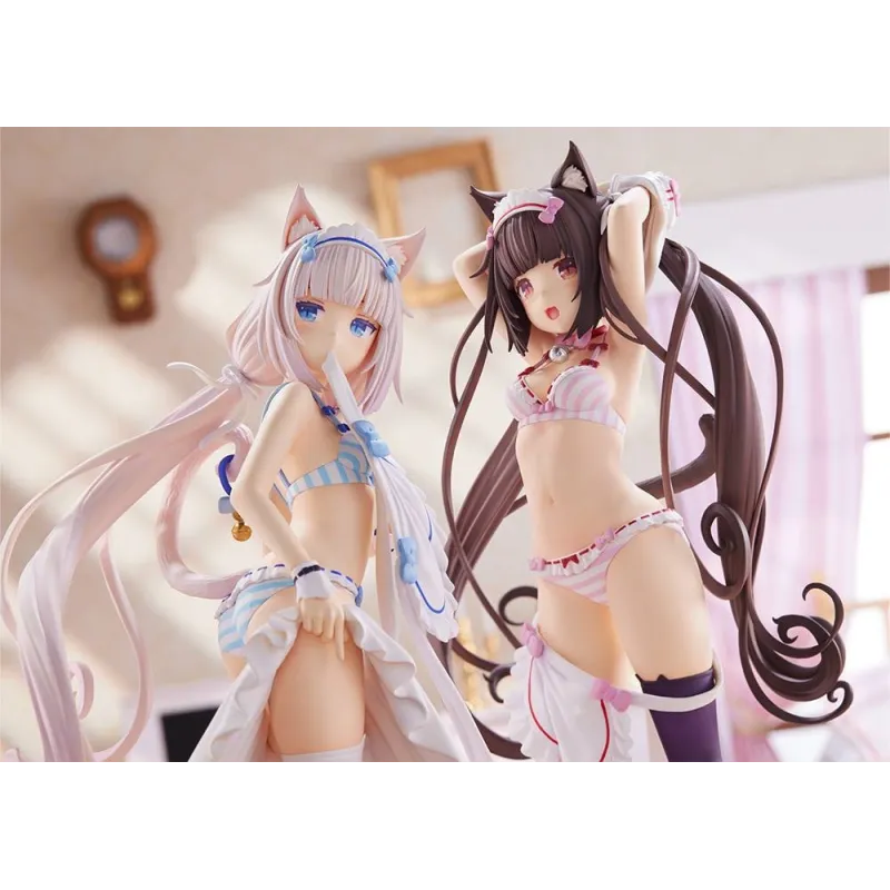 Nekopara Chocola Figura 1/7 Hora de Vestirse - PLUM Licenciado
