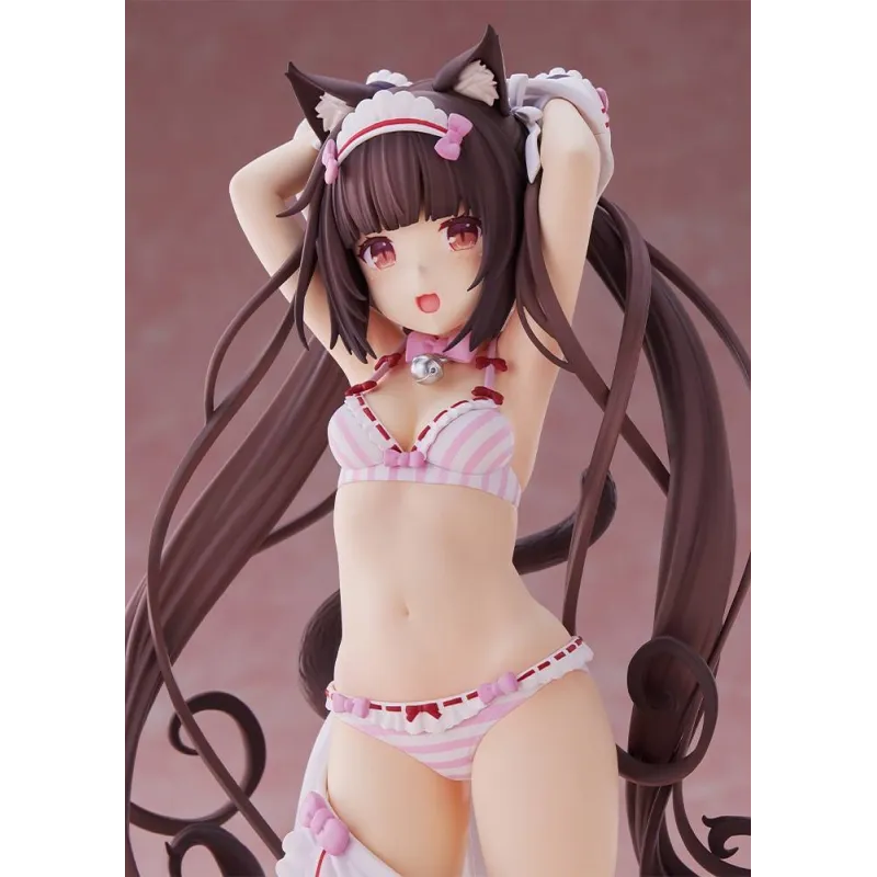 Nekopara Chocola Figura 1/7 Hora de Vestirse - PLUM Licenciado