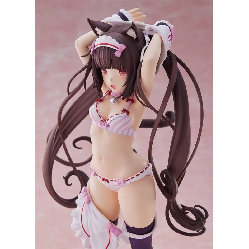 Nekopara Chocola Figura 1/7 Hora de Vestirse - PLUM Licenciado