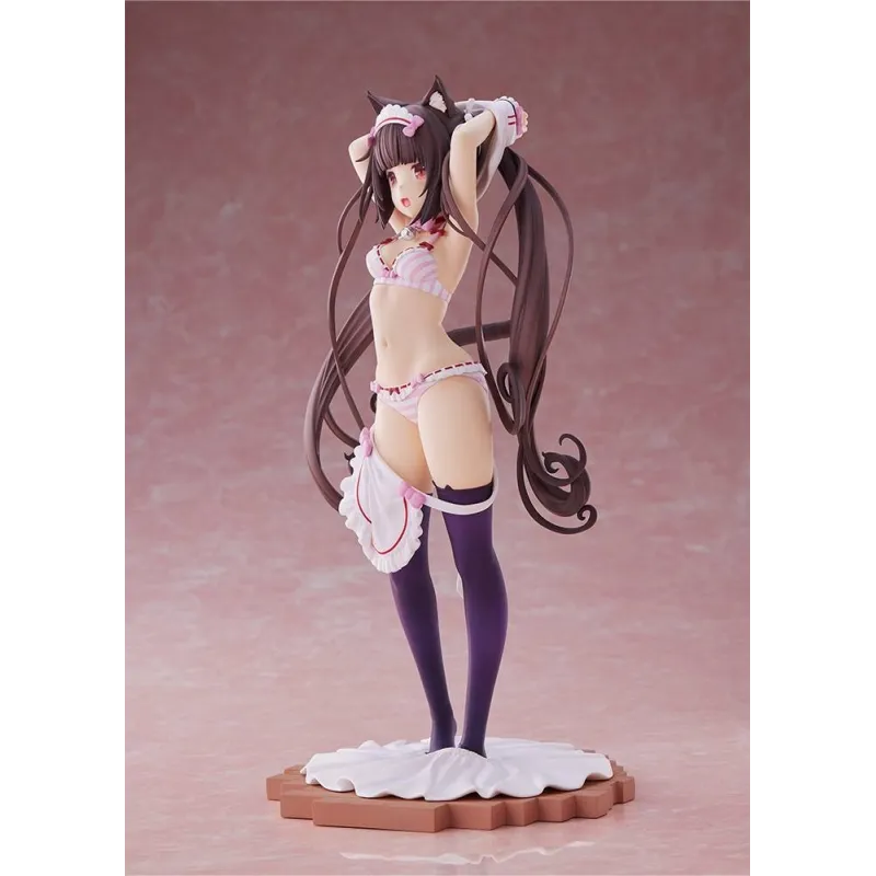 Nekopara Chocola Figura 1/7 Hora de Vestirse - PLUM Licenciado