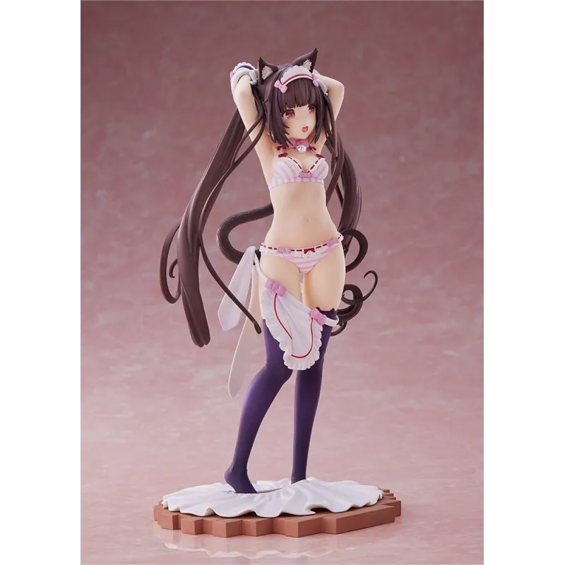 Nekopara Chocola Figura 1/7 Hora de Vestirse - PLUM Licenciado