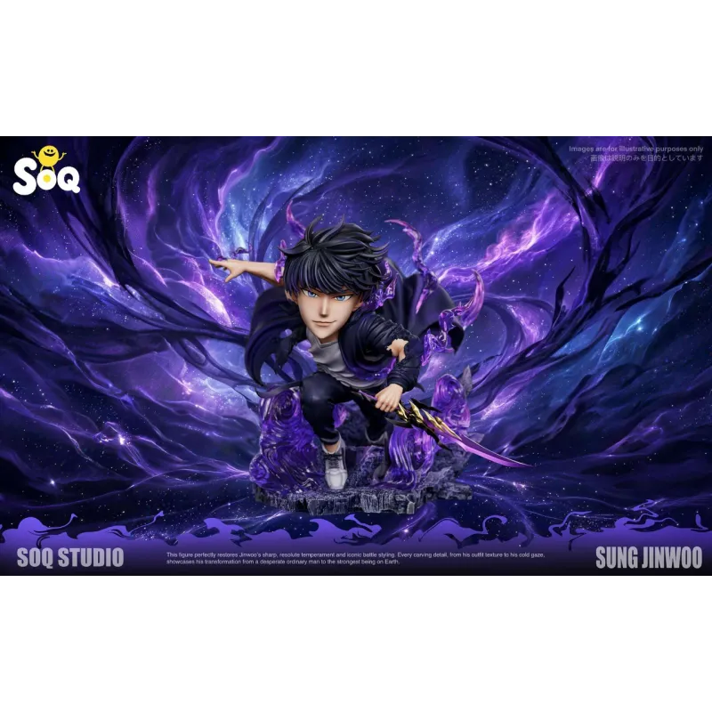 Solo Leveling Sung Jin Woo - Figura SOQ Studio Coleccionable