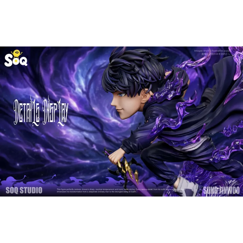 Solo Leveling Sung Jin Woo - Figura SOQ Studio Coleccionable