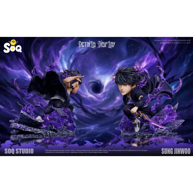 Solo Leveling Sung Jin Woo - Figura SOQ Studio Coleccionable