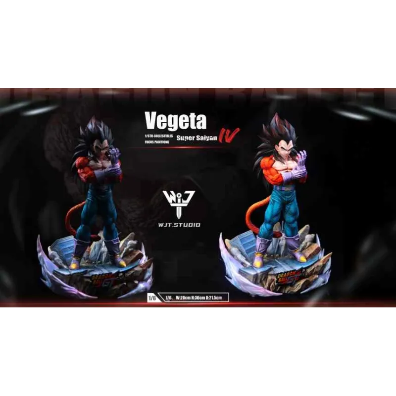 Dragon Ball GT Vegeta SSJ4 - Collectible Figure WJT Studio