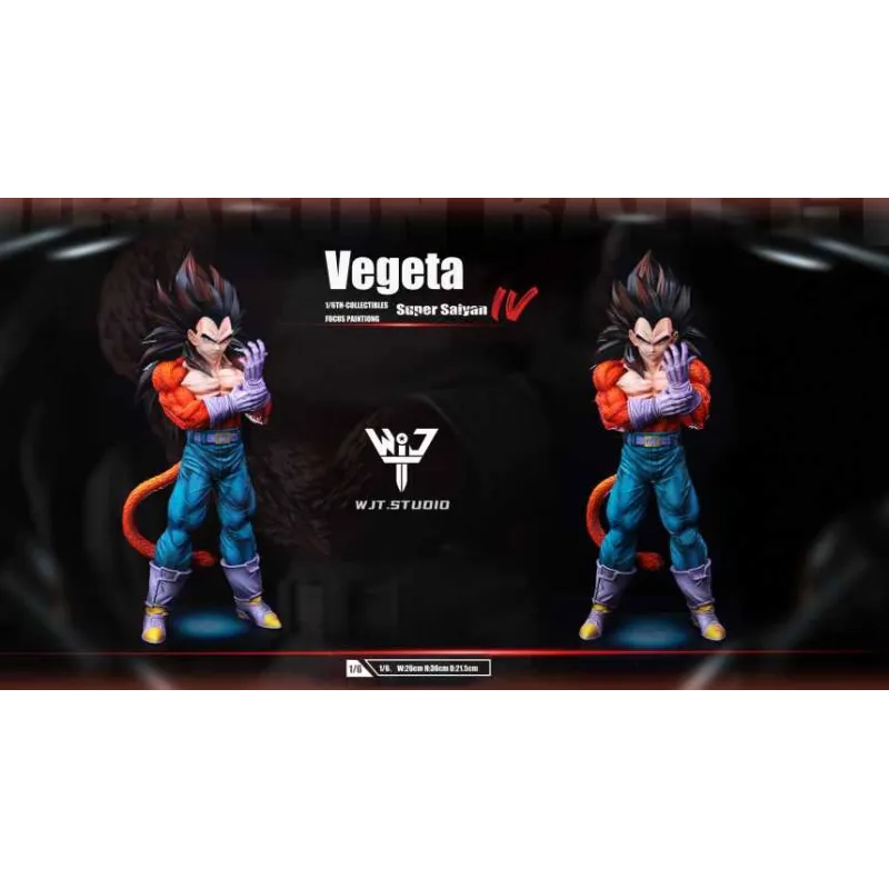 Dragon Ball GT Vegeta SSJ4 - Collectible Figure WJT Studio