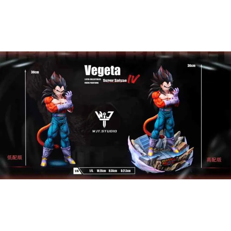 Dragon Ball GT Vegeta SSJ4 - Collectible Figure WJT Studio