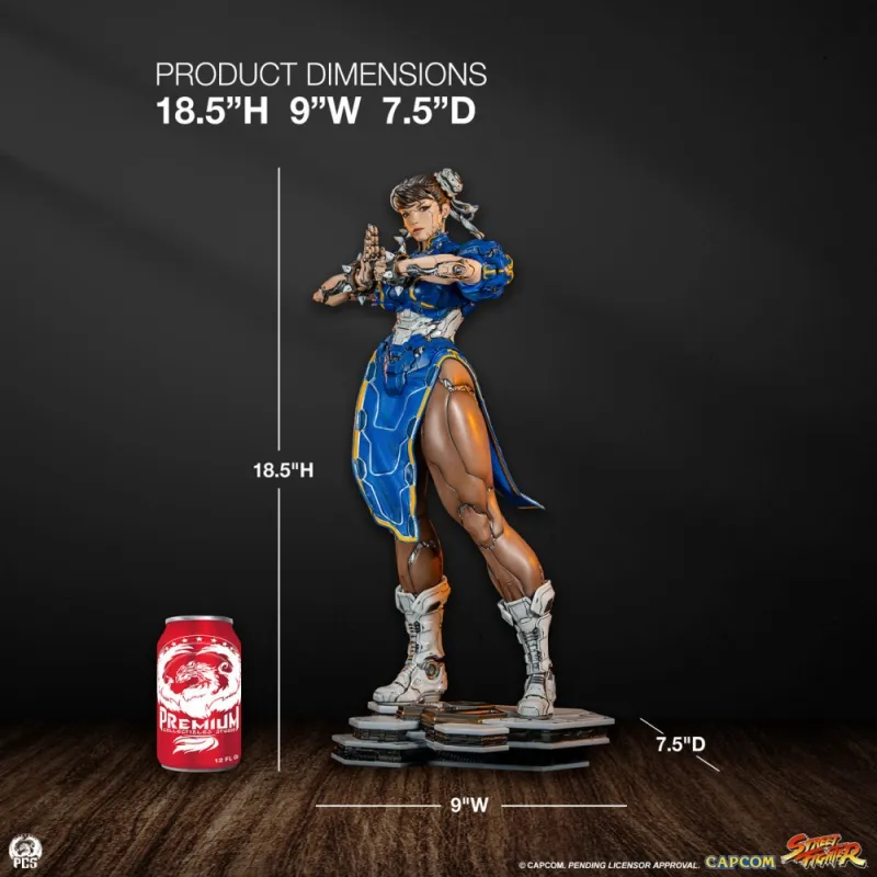 Street Fighter Chun-Li PCS : Figurine de Collection Épique