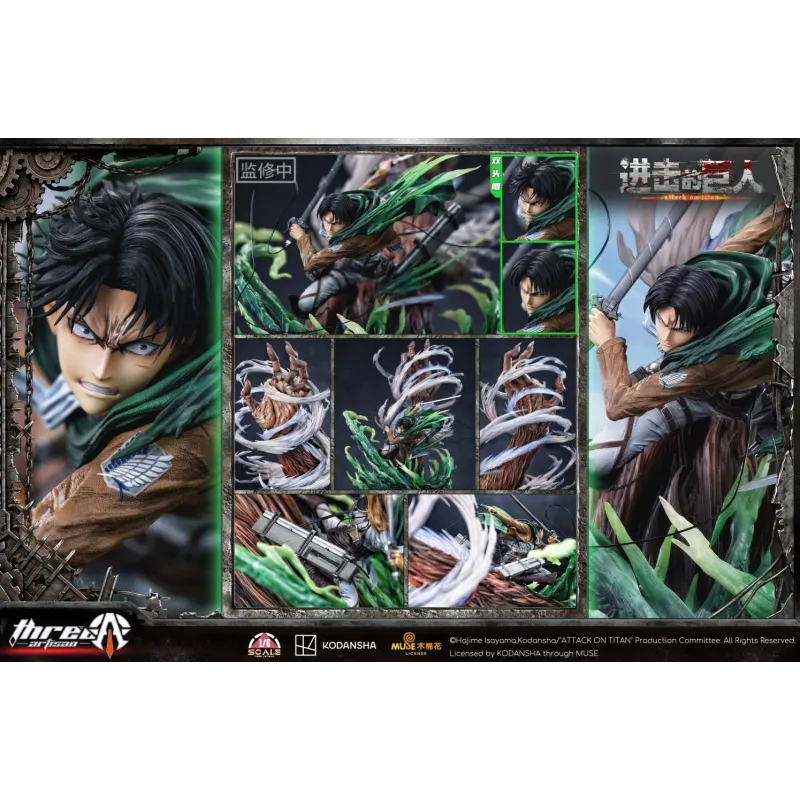 Attack on Titan Levi Ackerman - ThreeArtisan Studio Figura