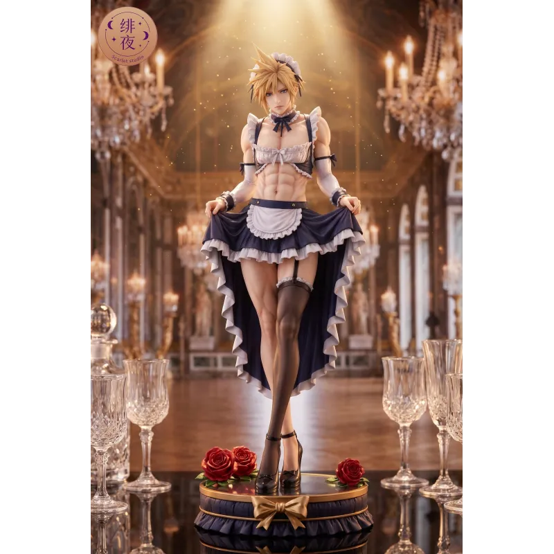 Final Fantasy VII Remake Cloud Strife Maid Estatua 1/6 Limited