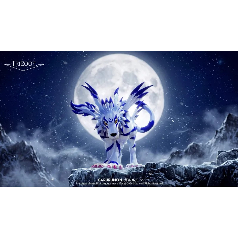Digimon Garurumon TriROOT Studio - Collect and Play!