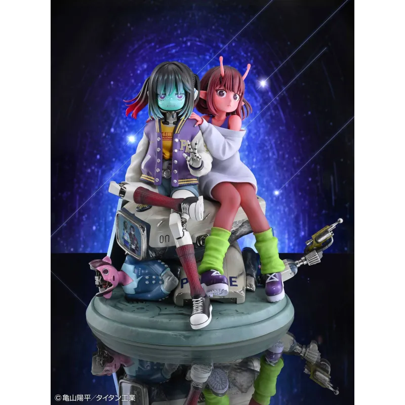 Galaxy Express Milky☆Subway Chiharu & Makina Figurine - Medicos