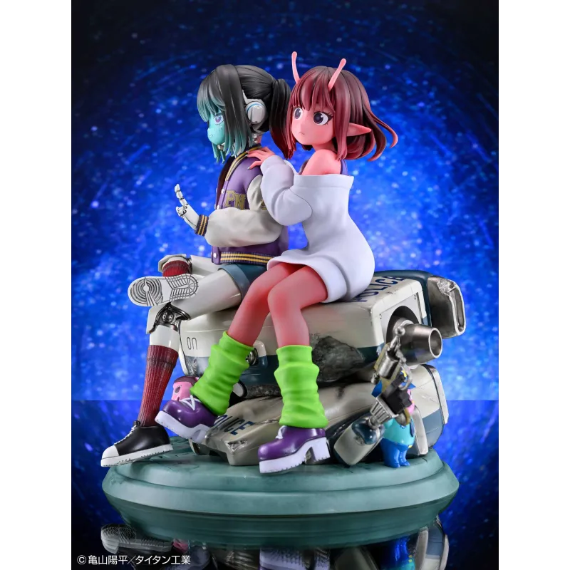 Galaxy Express Milky☆Subway Chiharu & Makina Figurine - Medicos
