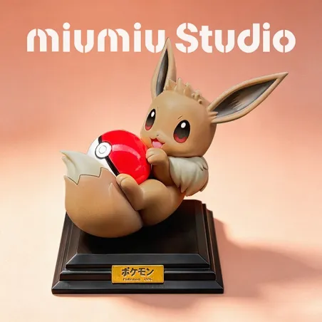 Pokémon Évoli avec Pokéball - Miumiu Studio Édition Limitée