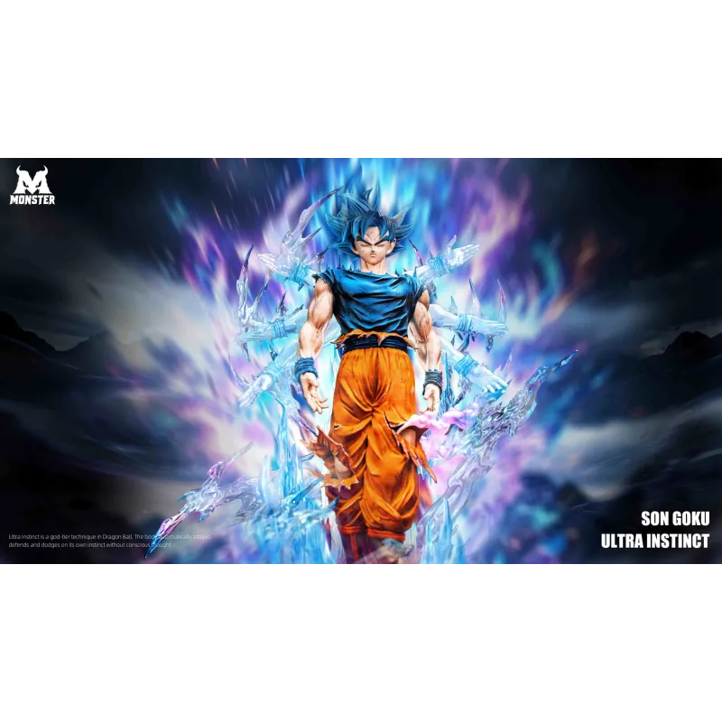 Dragon Ball Super Goku Ultra Instinct - Monster Studio Figure