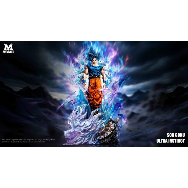 Dragon Ball Super Goku Ultra Instinct - Monster Studio Figure