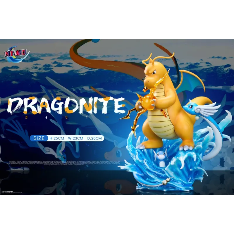 Dragonite Pokemon Statue Ntwo Studio - Unique Collection