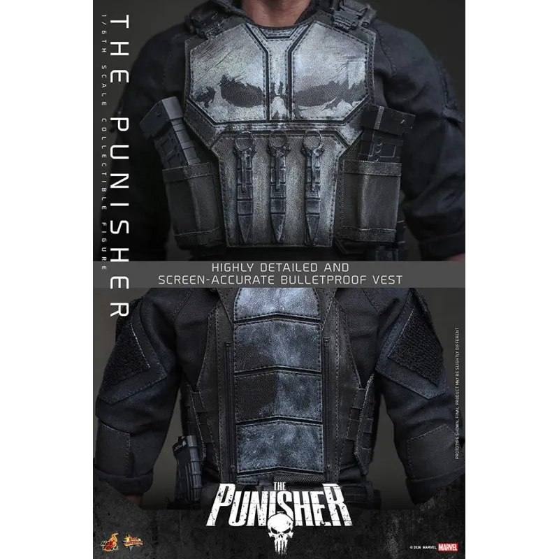 Spider-Man The Punisher Hot Toys | Figurine de Collection Unique