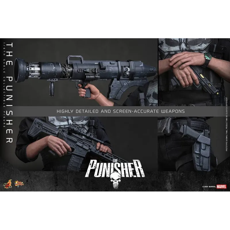 Spider-Man The Punisher Hot Toys | Figurine de Collection Unique