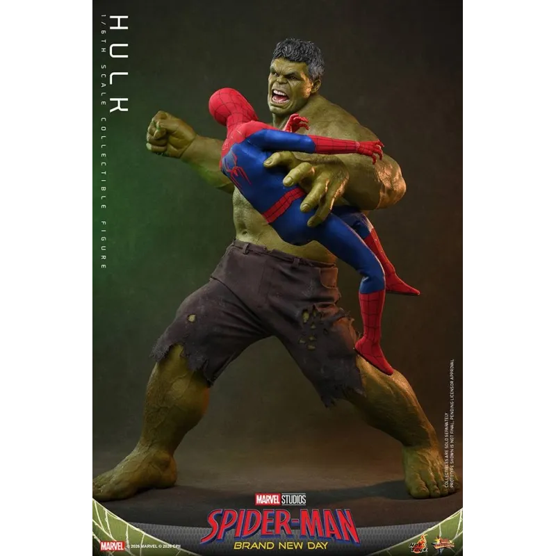 Spider-Man Nouveau Jour : Hulk Hot Toys - Collection Exclusive
