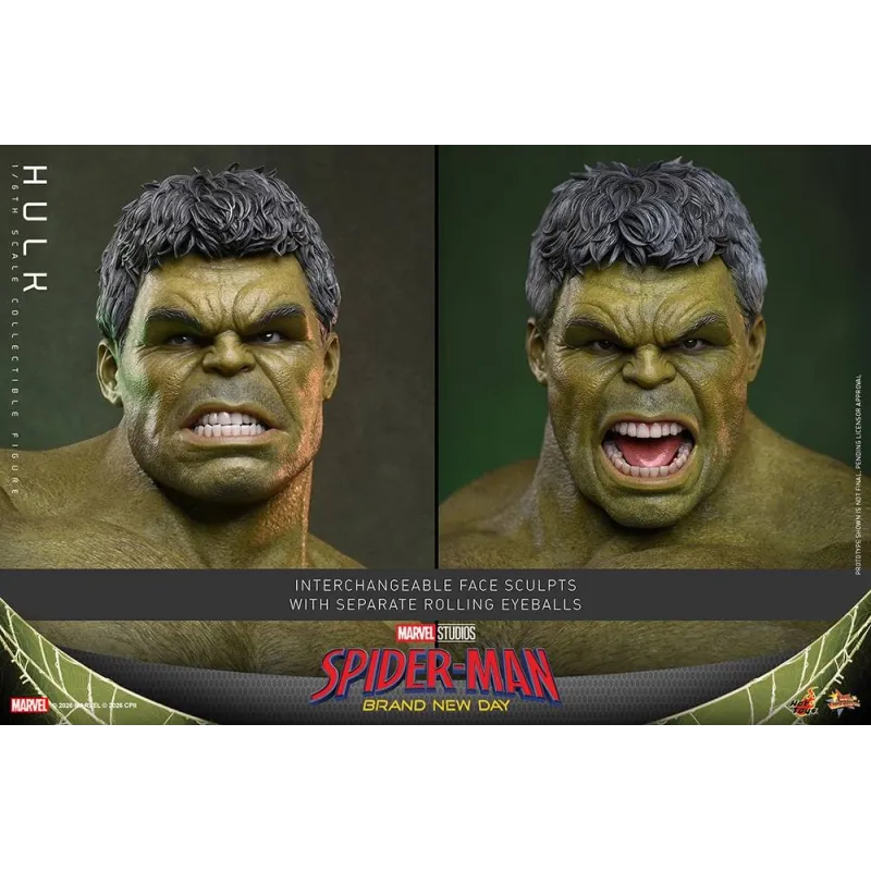Spider-Man Nouveau Jour : Hulk Hot Toys - Collection Exclusive
