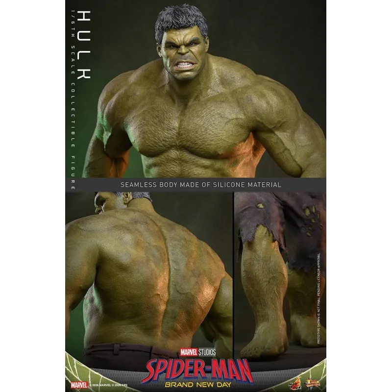 Spider-Man Nouveau Jour : Hulk Hot Toys - Collection Exclusive
