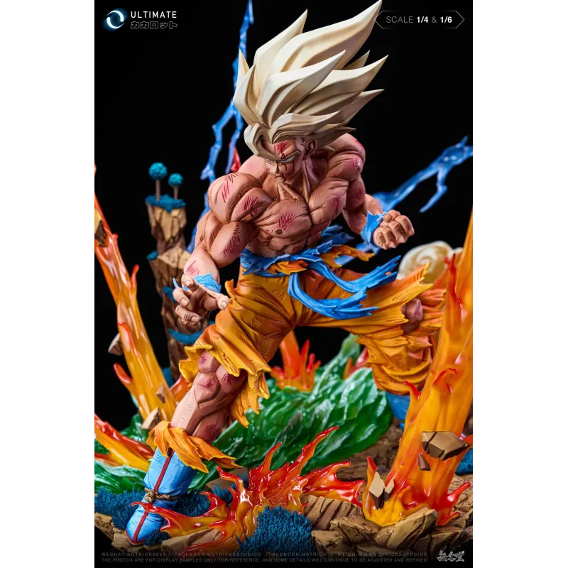 Dragon Ball Son Goku Super Saiyan Statue Notricks Studio - Buy Now!