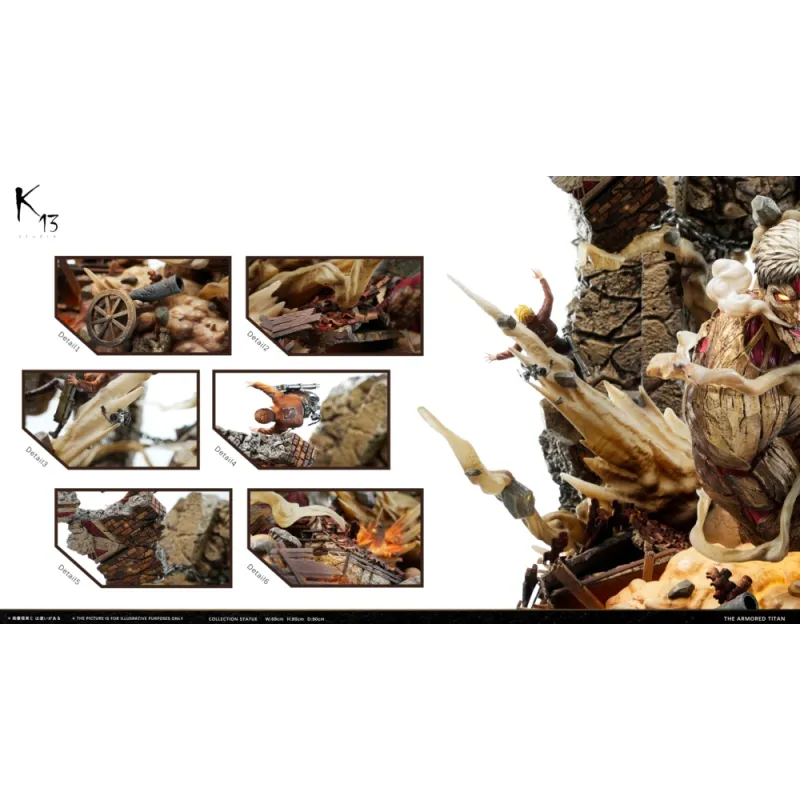 Attaque des Titans Reiner Braun Statue - K13 Studio