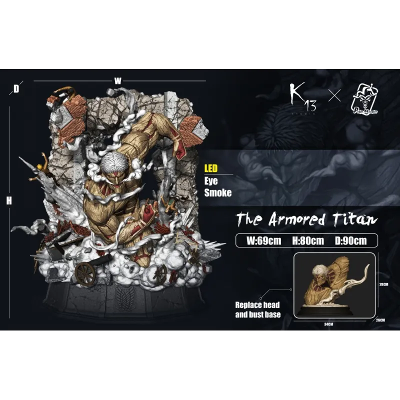 Attaque des Titans Reiner Braun Statue - K13 Studio