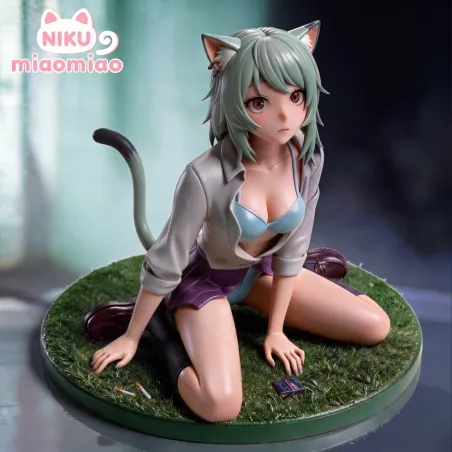 NIKU Studio Chainsmoker Cat Yani Neko - Estatua Ed. Limitada