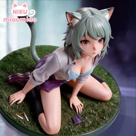 NIKU Studio Chainsmoker Cat Yani Neko - Estatua Ed. Limitada