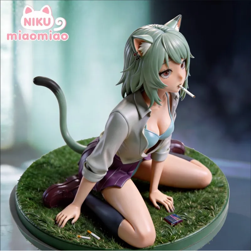 NIKU Studio Chainsmoker Cat Yani Neko - Estatua Ed. Limitada