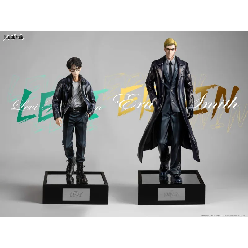 Attack on Titan Levi Ackerman & Erwin Smith - Mahakala Studio